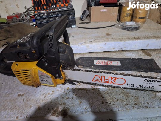 Alko 38ccm gyári, alig használt motorfűrész