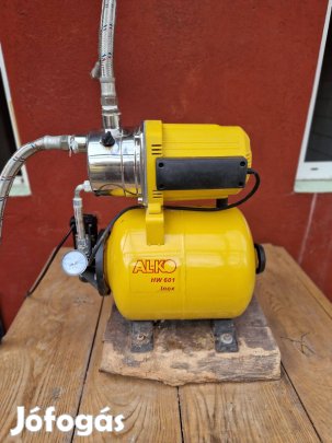 Alko HW 601 Inox házi vízmű flexi bekötőcsövekkel együtt