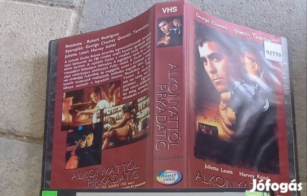 Alkonyatól pirkadatig - horror vhs - George Clooney