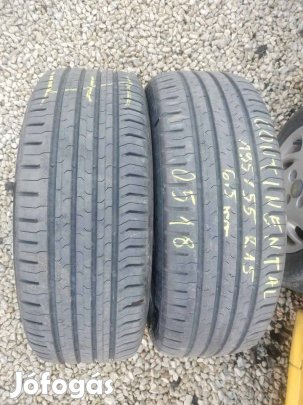 Alkuképesen eladó 1pár Continental nyári gumi. 195 55 R15. 2018. 6,5mm