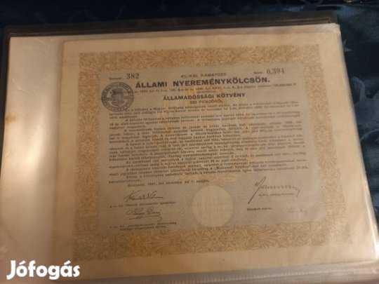 Állami nyereménykölcsön