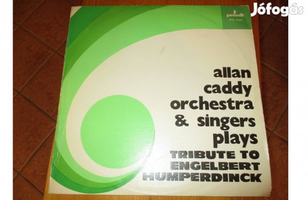 Allan Caddy orchestra & singers bakelit hanglemez eladó