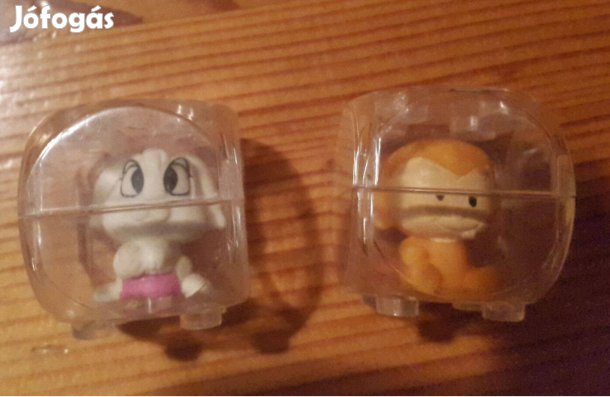 Állatfigura kockában, 2 db