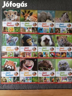 Allati szafari című könyv sorozat eladó