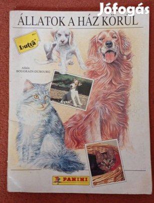 Állatok a ház körül (Lutra - Panini album 1990-ből)