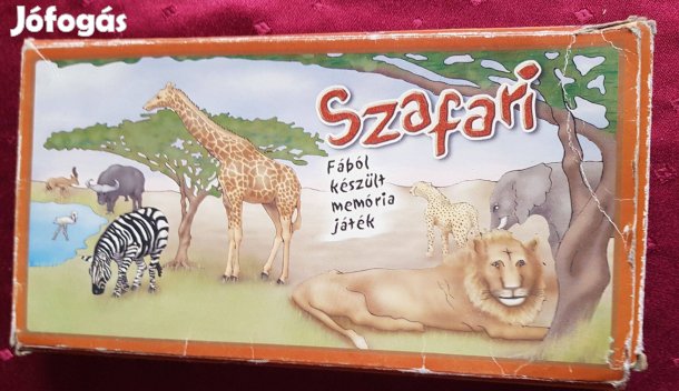 Állatos fa memória játék (32 db)