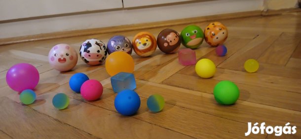 Állatos stresszlabda és golyó