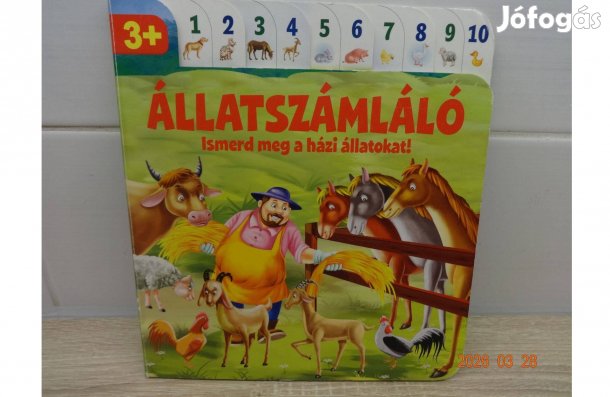 Állatszámláló - Ismerd meg a házi állatokat! - kemény lapos mesekönyv