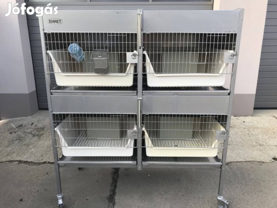 Állattartó Ketrec Rozsdamentes