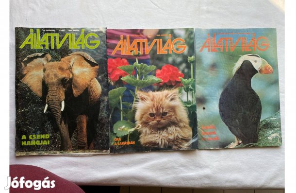 Állatvilág magazin 1990-ből