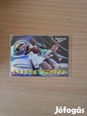 Allen Iverson Skybox Premium 1997-98 Reebok kosaras kártya