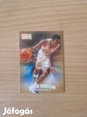 Allen Iverson Skybox Premium 1997-98 #100 kosaras kártya