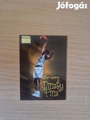 Allen Iverson Skybox Premium 1998-99 Ninety Fine #209 kosaras kártya