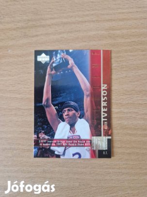 Allen Iverson Upper Deck 1997-98 #317 kosaras kártya