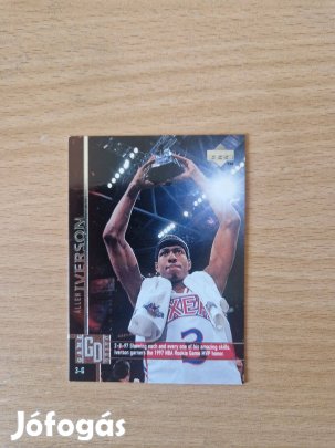 Allen Iverson Upper Deck 1997-98 #93 kosaras kártya
