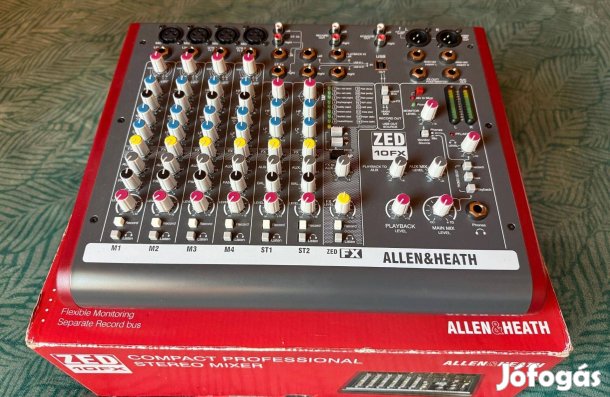 Allen & Heath Zed10fx 8 csatornás effektes keverőpult