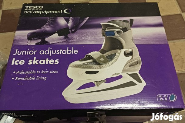 Állitható gyermek korcsolya (29-30-31-32 méret), tiszta új, bolti csom