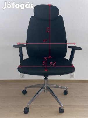 Állítható karfás forgószék