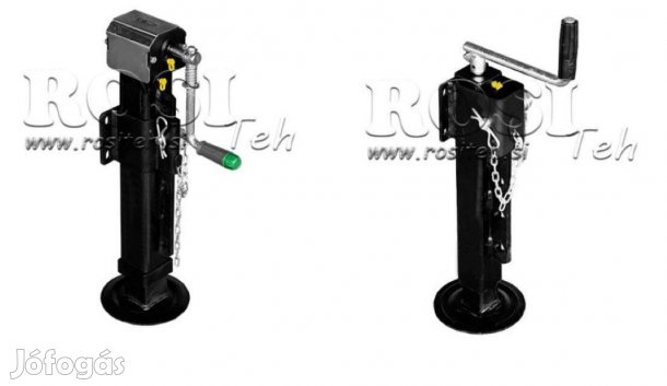 Állítható menetes támasztóláb pótkocsihoz és gépekhez