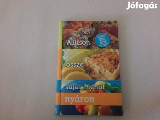 Állítson össze saját menüt nyáron -Új könyv eladó!(akció)