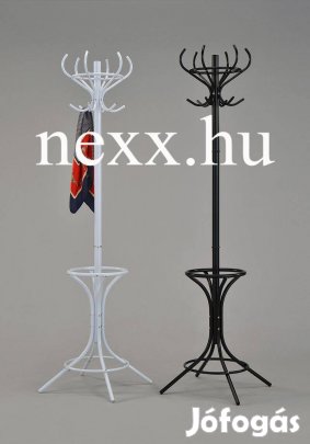 Állófogas | Q-721W | fém fehér álló fogas, új