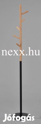 Állófogas | Q-73A | fa + fém álló fogas, új