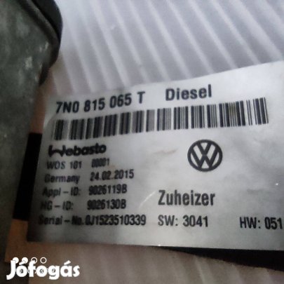 Állófűtés vw seat ford segédfűtés ventilátor elektronikával