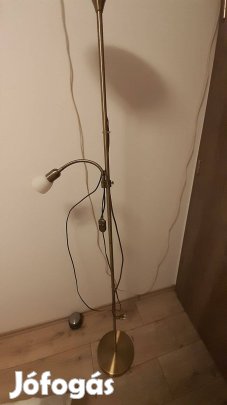 Állólámpa aranyszin