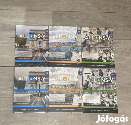 Allons-Y Plus 2,3,4 Tankönyv és Munkafüzet