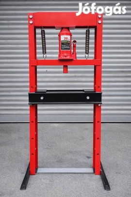 Állványos Hidraulikus műhelypres 20 tonnás