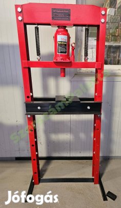 Állványos Hidraulikus műhelyprés 30 tonnás Új dobozos termék