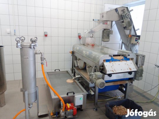 Alma-, gyümölcslékészítő gépsor