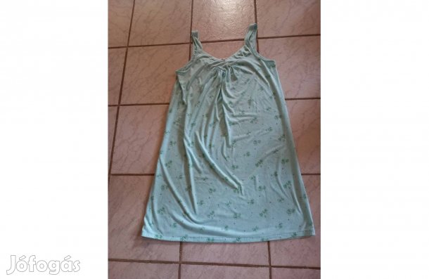 Almazöld és narancssárga pamut hálóing 42-44-es - Új