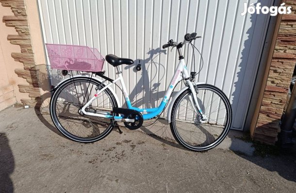 Almhausch agydinamós agyváltós női aluvázas 26"-os kerékpár bicikli jó