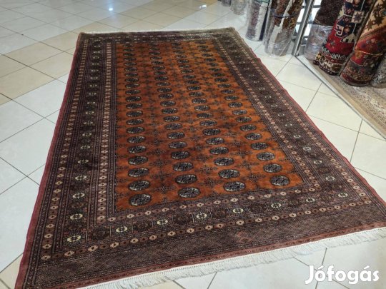 Álomszép 188x292 bokhara prémium kézi gyapjú perzsa szőnyeg FZ145