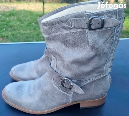 Álomszép, divatos designer Belstaff olasz bokacsizma 40 -es méretben