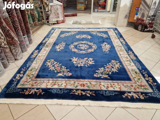 Álomszép császári virágoskert motívum 275x385 süppedős kézi merinói gy