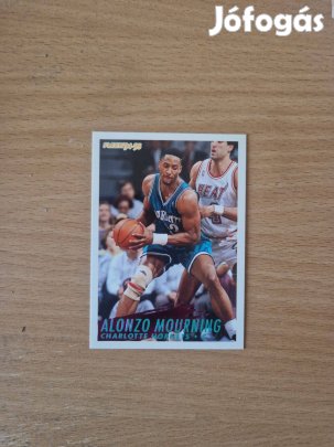 Alonzo Mourning Fleer 1994-95 #27 kosaras kártya