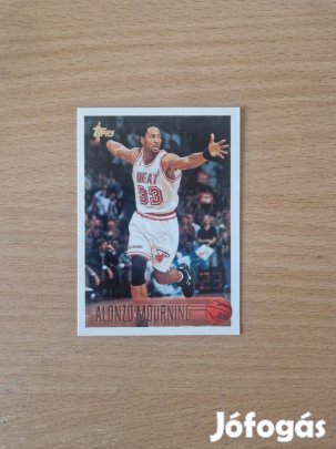 Alonzo Mourning Topps 1996-97 #113 kosaras kártya