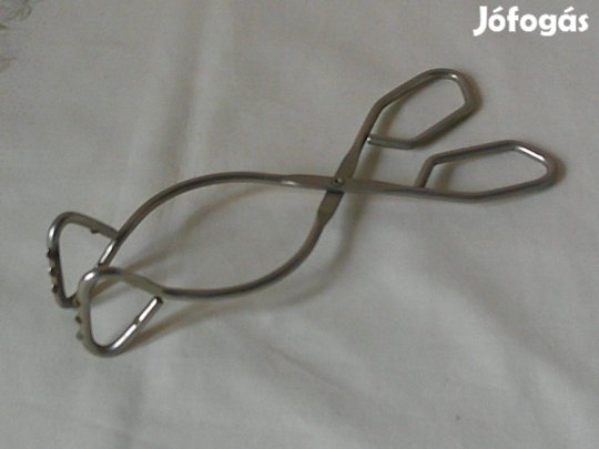 Alpakka angol ételfogó, süteményfogó csipesz