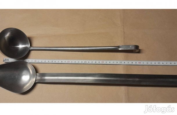 Alpakka merőkanalak (bográcsozáshoz is) együtt