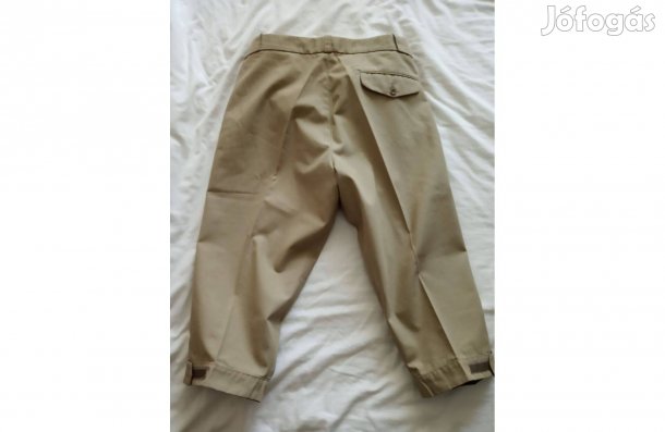Alpendale elegáns, élére vasalt térdnadrág, homok színben.(36-os) Új