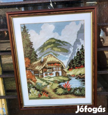 Alpesi ház goblein 40 x 50