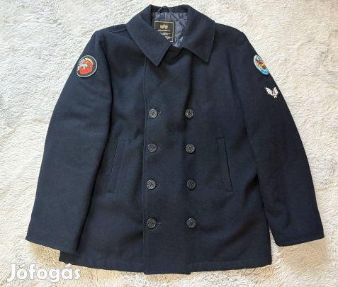 Alpha Industries Pea Coat tengerészkabát XXL-es 