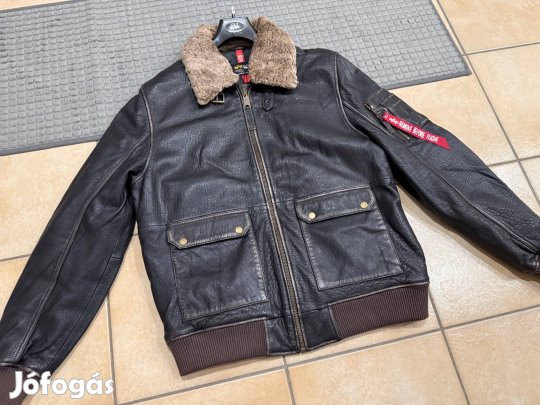 Alpha Industries pilóta valódi bőrdzseki, 2025-ös
