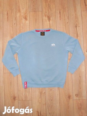 Alpha Industries világoskék pulóver (M-es)