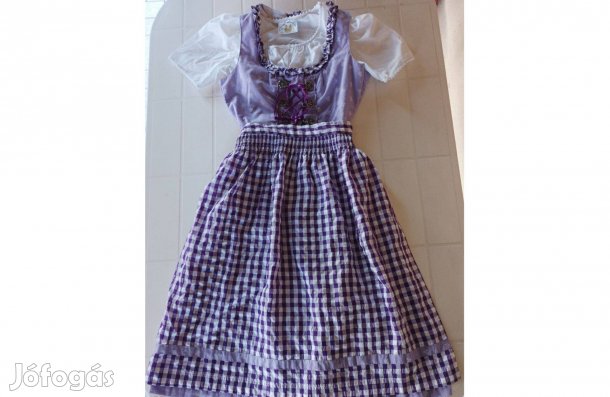 Alpin lila Dirndl ruha