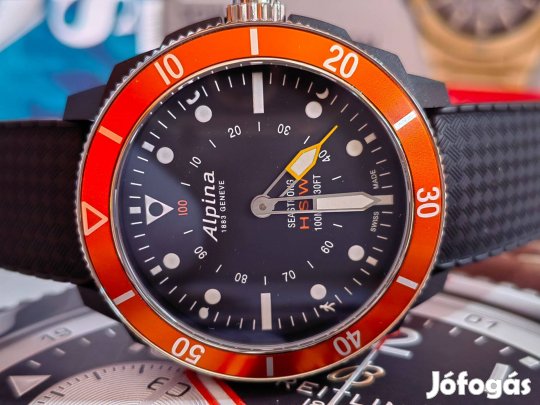 Alpina Seastrong Horological Smartwatch AL-282LBO4V6 férfi karóra Vado