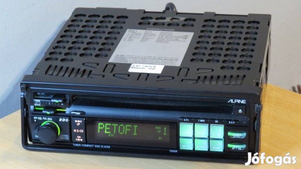 Alpine 7906R régi retro cd rádió fejegység