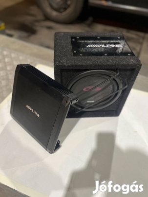 Alpine erősítő, mélyláda